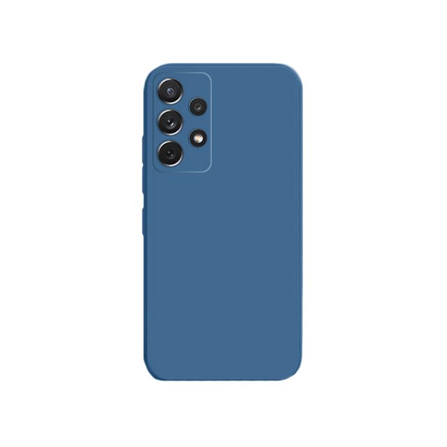 PANDACO Étui Coquille Souple Mat Bleu Marine pour Samsung Galaxy A52