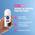 thumbnail image 4 of NIVEA Black & White Invisible 48H Protection Roll-On Anti-Perspirant - Water Lily, 4 of 7