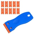 thumbnail image 2 of Cagogo 2Pcs Plastic Scraper Tool, 3 Pack Window Scraper with Plastic Blades, Multi-Purpose Paint Sticker Remover for Glass Stovetop Subfloor, Rustproof Lightweight Scraper for Home Cleaning, 2 of 7