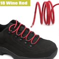 thumbnail image 3 of YFINE Lacets Ronds Cirés pour Chaussures Habillées Lacets pour Bottes Lacets de Chaussures (2 Paires), 3 of 8