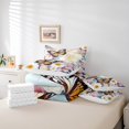 thumbnail image 5 of YST Ensemble de Literie Papillon, 7 Pcs, Animal de Jardin Floral, Format Grand Lit, Rose, Ensemble de Couette, 5 of 5