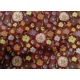thumbnail image 4 of oneOone Cotton Poplin Maroon Fabric Florals Craft Projects Decor Fabric Printed By The Yard 42 Inch Wide, 4 of 4
