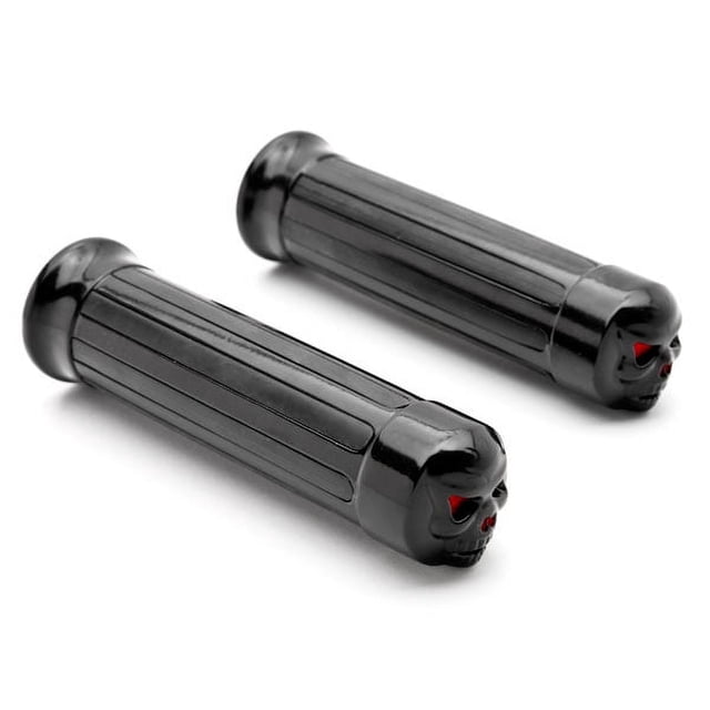 Krator Motorcycle Hand Grips 1 Inch Handlebar Black Compatible with Harley Davidson Sport Tour Glide FXRT