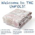 thumbnail image 2 of RUGKING Vintage Floral Area Rug 4x6 Red Multi Flodable Floral Print Distressed Non Slip Indoor Rug for Living Room Bathroom Kitchen Bedroom, 2 of 6