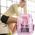 thumbnail image 1 of EQWLJWE Clear Backpack,Clear Backpack School Bag,Large PVC Laptop Transparent Backpack See Through Backpack for Sports,Work,Stadium,Travel,College, 1 of 1