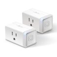 thumbnail image 2 of Kasa Smart Plug Mini 15A Apple HomeKit Supported Smart Outlet Works with Siri Alexa & Google Home UL Certified App Control Scheduling Timer 2.4G WiFi Only 2-Pack (EP25P2) White, 2 of 4