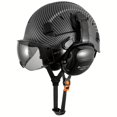 thumbnail image 1 of 1 Set LOEBUCK Safety Helmet With Visor And Earmuffs, Logging Chainsaw Helmet,, 1 of 4