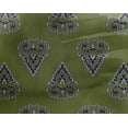 thumbnail image 4 of oneOone Georgette Viscose Fabric Leaves & Floral Block Print Fabric By The Yard 42 Inch Wide, 4 of 5