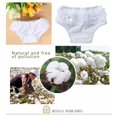 thumbnail image 4 of Baby Infant Girls Ruffles Bloomers Panties Diaper Nappy Cover 0-24M 0-6Months, 4 of 8