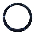 thumbnail image 2 of ZZkhGO Lint Steering Wheel Cover, Short Pile Winter Handlebar Cover, Warm Non Slip Protective Cover with Soft Material for Cold Weather Driving Vehicle Interior, 2 of 6