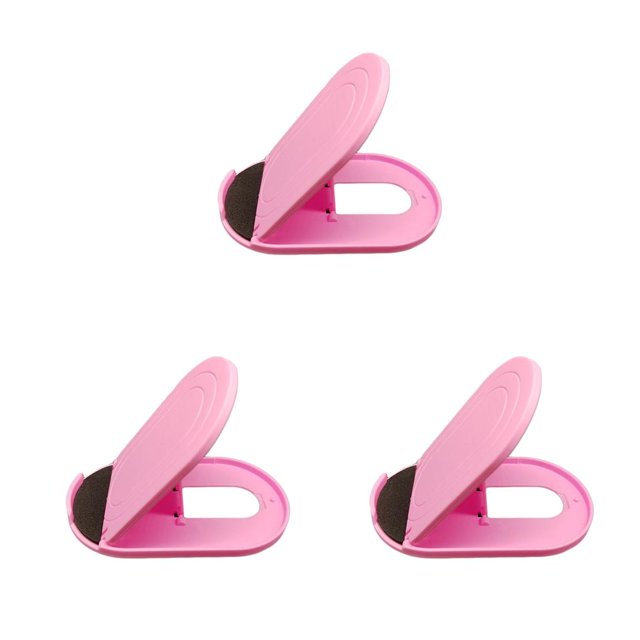 Ruiboury Folding Desktop Tablet Support Portable Plastic PC Holder Smartphone Bracket Pink 3Set