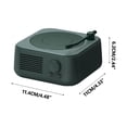 thumbnail image 2 of Ohufall Haut-Parleur Bluetooth Portable de Style Vintage avec Chargement USB pour Utilisation Audio Extérieure et à la Maison, 2 of 3