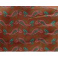 thumbnail image 4 of oneOone Georgette Viscose Fabric Fish Block Print Sewing Fabric BTY 42 Inch Wide, 4 of 4