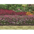 thumbnail image 5 of Exper Gardener Brand 4 Pieces Garden Plastic Decorative Fence, Ornamental Wrought Iron Style Decorative Border for Garden and Yard, Black, 5 of 5