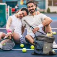 thumbnail image 4 of 10 Pieces Mesh Bag with Drawstring Black Mesh Storage Bag Sports Bags Wash Bag Drawstring Bag for Travel, Gym and Camping, 4 of 6
