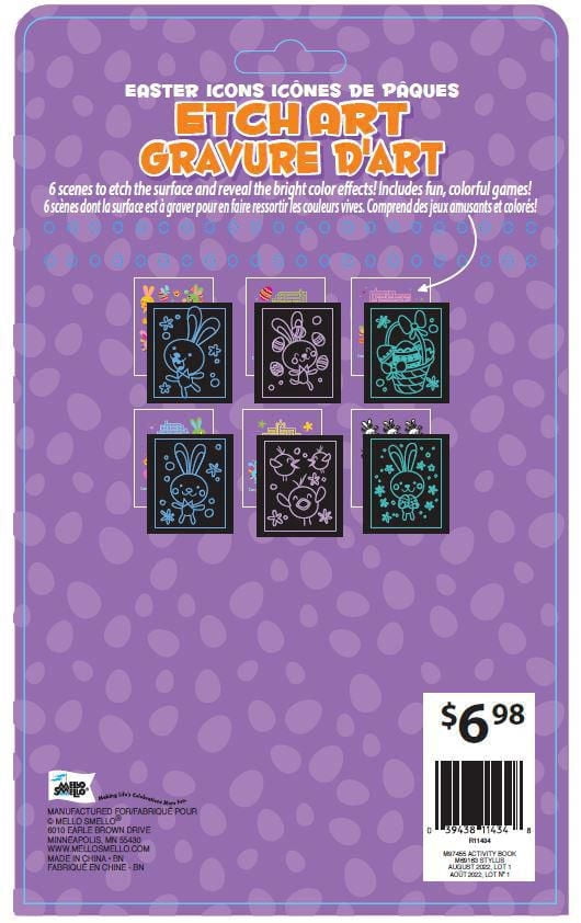 Mello Smello 6CT Easter Icon Etch Art