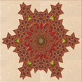 thumbnail image 1 of Ahgly Company Machine Washable Indoor Square Transitional Mahogany Brown Area Rugs, 8' Square, 1 of 7