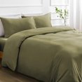 thumbnail image 2 of Duvet Cover Queen -Piece Prewashed Ultra Soft Queen Bedding Set - Features Zipper Closure and Corner Ties Includes Duvet Cover x Pillowcases No Comforter, 2 of 7