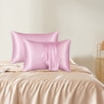thumbnail image 2 of Fall Pillow Covers,2 Pcs Emulation Silk Satin Pillowcase Comfortable Pillow Cover Pillowcase for Bed Throw Hair Beauty Pillow Covers,Throw Pillow Covers,Satin Pillowcase for Hair, 2 of 7