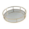 thumbnail image 2 of DOLITY Mirrored Dressing Table Decorative Tray Elegant Makeup Tray Vanity Tray for Home 38cm, 2 of 9