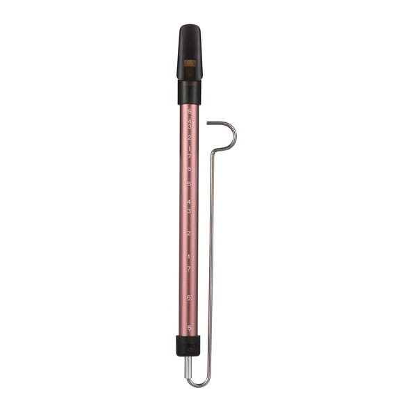 Sifflet Coulissant en Métal avec Tige en Acier pour Flûte Kazoo pour Jeux Parent-Enfant Garçons et Filles Cadeaux de Fête Prix Scolaires Rose