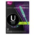 thumbnail image 1 of U by Kotex Sleek Tampons, Super Absorbency, Unscented, 1 of 4