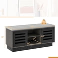 thumbnail image 4 of Costway Banc de Rangement pour Chaussures avec Coussin Organisateur de Rangement pour Chaussures Étagère à Chaussures Entrée Gris, 4 of 10