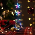 thumbnail image 1 of Uheoun Outdoor Lights Christmas Window Lights Decorations, Battery Powered Christmas Window Hanging Lighted LED Sucker Lamp For Xmas Tree Fireplace Window Indoor Outdoor Decor, 1 of 6