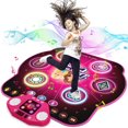 thumbnail image 1 of GRM Wireless Electronic Dance Pad Light-Up 6-Button Bluetooth Mat, 1 of 8