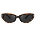 thumbnail image 1 of Cat Eye Glasses for Women Hexagonal Eye Pack Vise Z87 Frame Light Blocking Lens Thin Wire Glasses Big Frame Women Hot for Women 70's Glasses Rectangular for Women Non compatible with Polarized for, 1 of 4