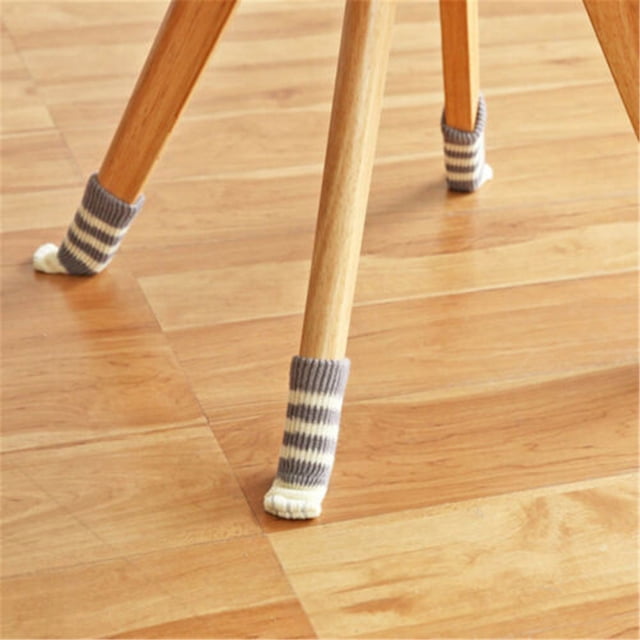Kiplyki Wholesale 4Pcs Kitty Cat Paw Knit Floor Protector Chair Table Leg Feet Pads Cover