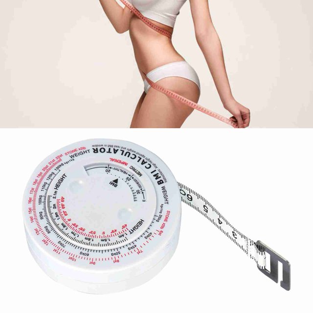 Fat Beauty Body Mass Index Round Fat Measurement Measure Fitness Measuring Body Retractable Tape