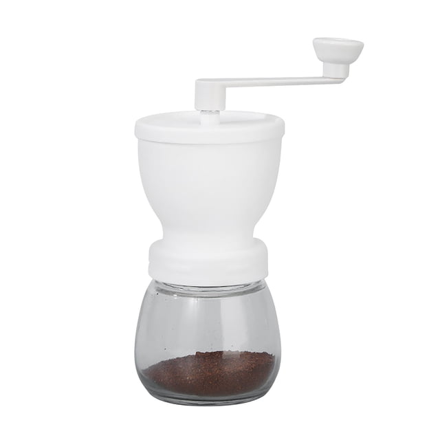 Moulin à Café Manuel avec Meule en Céramique, Réglages d'Épaisseur Ajustables, Contenant Transparent, Poignée Ergonomique, Cadeau de la Fête des Pères, Conception Durable et Lavable, Expérience de Mouture Sans Odeur