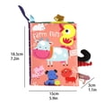 thumbnail image 4 of Baby Toys Baby Books Children 3D Animal Tails Cloth Book Baby Puzzle Educational Learning Toy, 4 of 4