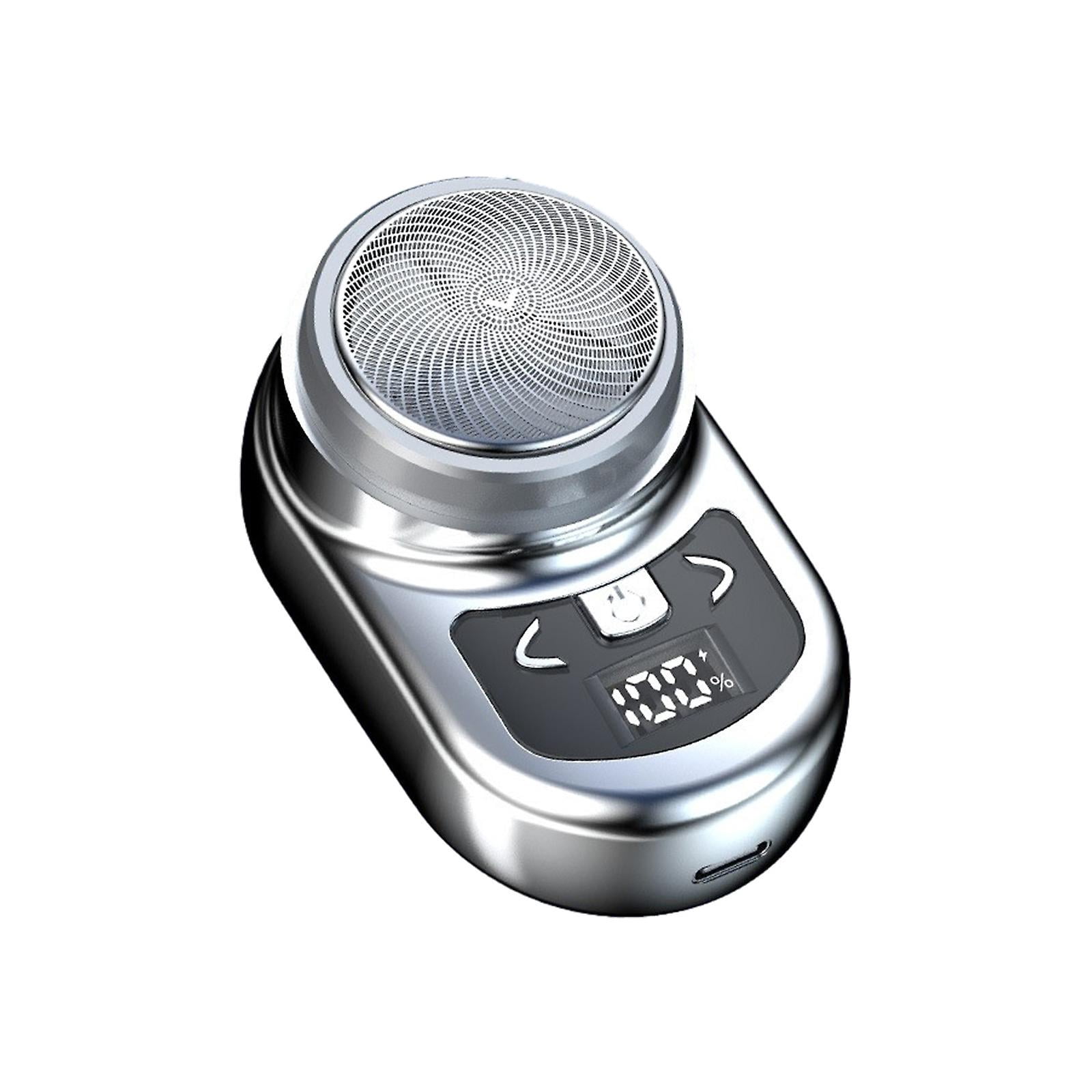 Mini Shaver, Portable Electric Shaver, Portable Digital Display Electric Shaver, Electric Shaver Men, USB Rechargeable Shaver, Suitable For Families