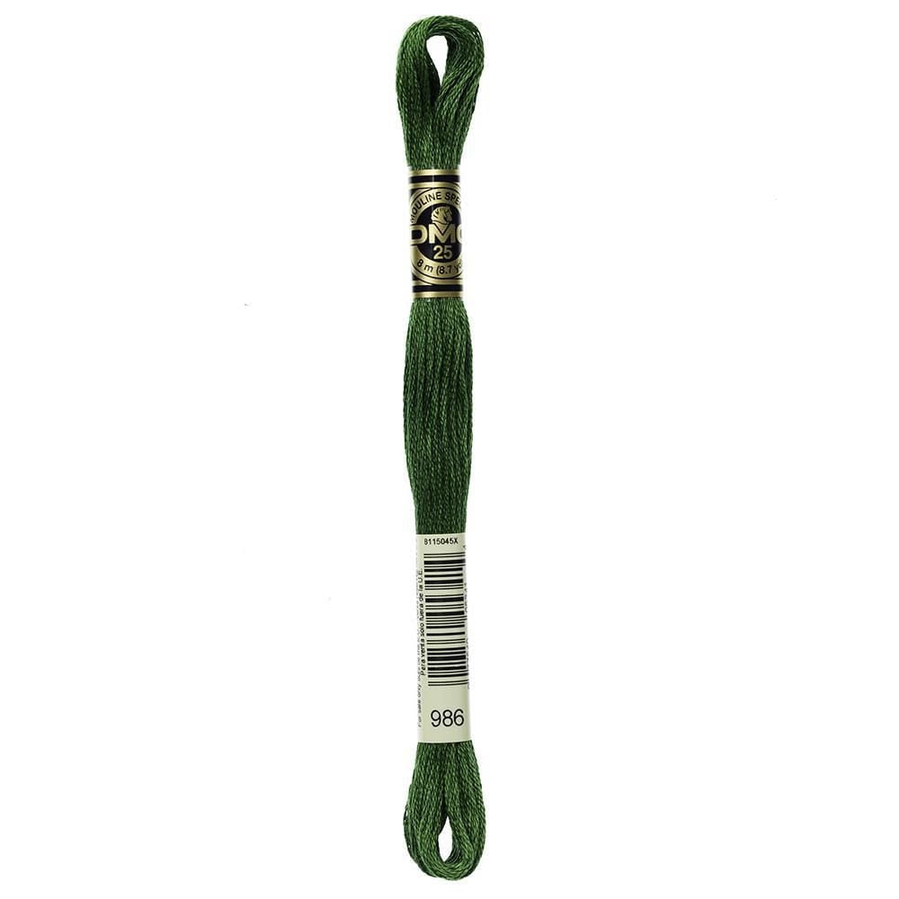 DMC à 6 brins fil à broder en coton 8 m (8.7 yd), vert