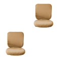 thumbnail image 3 of Baohd Computer Chair Cover Swivel Chair Cover Rotating for Chair Brown Backrest + Cushion Cover 2Set, 3 of 6