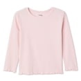 thumbnail image 1 of George Toddler Girls' Long-Sleeve Rib T-Shirt, 1 of 2