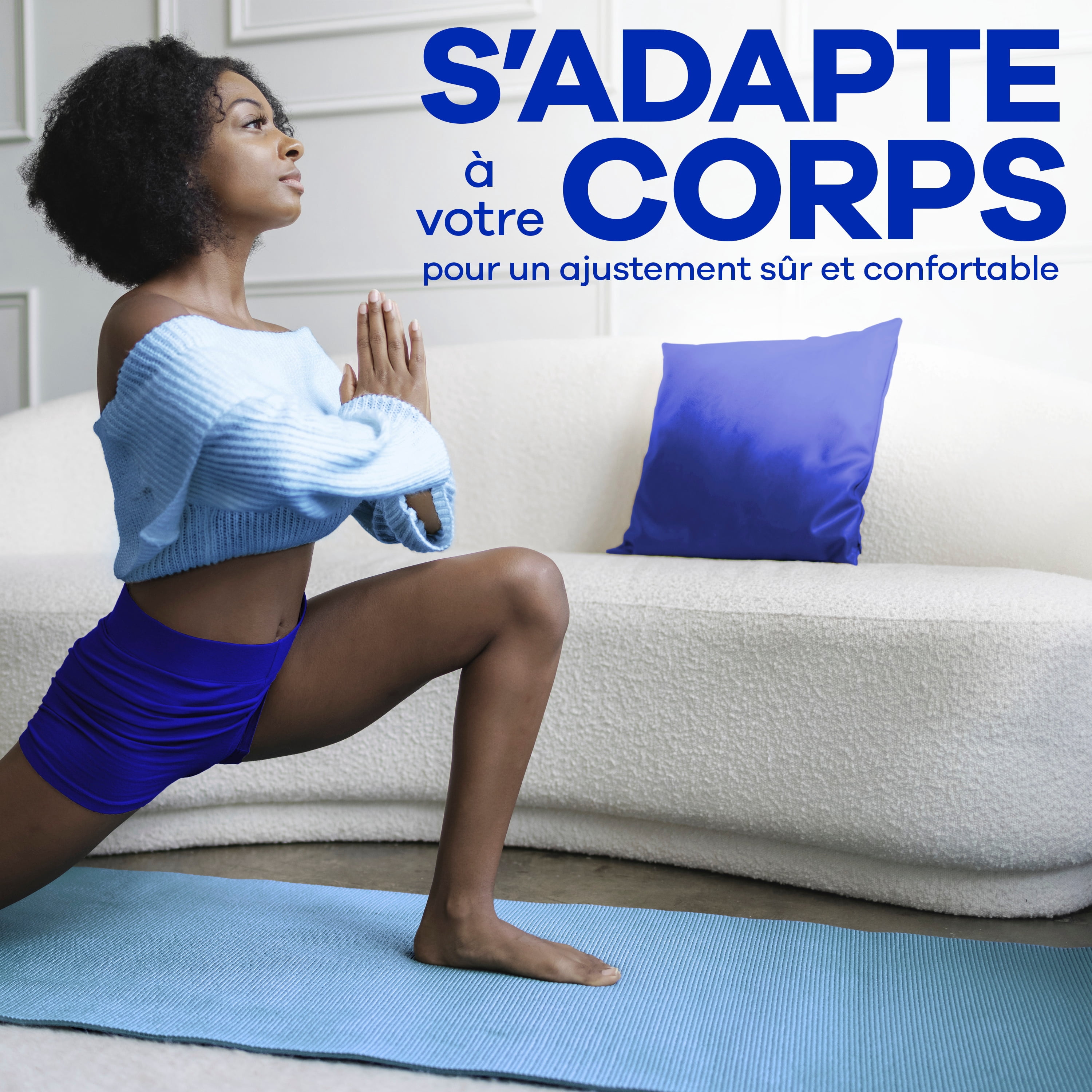 Serviettes Always Infini FlexFoam, régulières avec ailes, pour femmes, taille 1, sans parfum, 50 serviettes