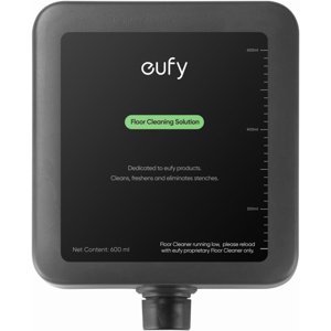 eufy Floor Cleaning Solution, Compatible with E25, Ready to Use, 600 ml, Floor Cleaning Solution, Safe, Black