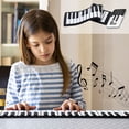 thumbnail image 1 of YIMWNYI Roll Up Piano 49 Keys Portable Soft Keyboard Multi-function Headphone Port Electronic Musical Instrument for Beginners, Travel-Friendly, Educational Toy, Ideal Gift Choice, 1 of 9