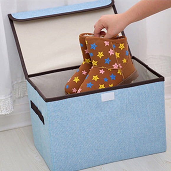 KITTEHIGM Grands Cubes de Rangement Boîte de Rangement Pliable avec Couvercle, Panier Organisateur Bac de Rangement avec Poignées Robustes pour Garde-Robe Offre du Jour Retours Palette #05