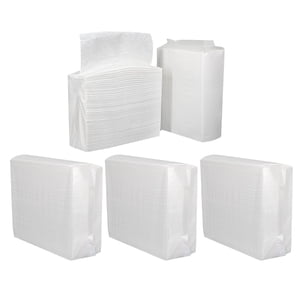 Raindrops White Paper Towel Bulk for Bathroom and Kitchen Multi Occasion Hand Napkins