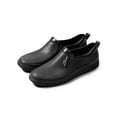 thumbnail image 1 of UKAP Men Rain Boots Plush Lined Rubber Boot Waterproof Rainboot Working Kitchen Shoes Comfort Work Shoe Black 8, 1 of 9