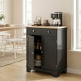 thumbnail image 2 of HOMCOM Armoire de Rangement de Cuisine, Buffet au Sol avec 2 Tiroirs, 2 of 10