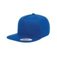 thumbnail image 1 of Yupoong Adult 5-Panel Cotton Twill Snapback Cap, 1 of 2