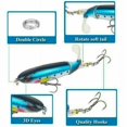thumbnail image 4 of Whopper Plopper Leurre de Pêche à Queue Flottante de Surface pour Achigan, 10 Unités, 4 of 12