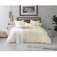 thumbnail image 3 of Swift Home Ultra-Soft Prewashed Wrinkle Texture Duvet Cover Set, Solid, Sweet Cream, King, 3 of 3