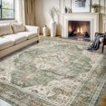 thumbnail image 1 of -Area Rug X Rugs for Living Room- Machine Washable Rug-Soft Living Room Rug-Vintage Non Slip Carpet-Rugs for Bedrooms Dining Room Living Room Office, 1 of 7