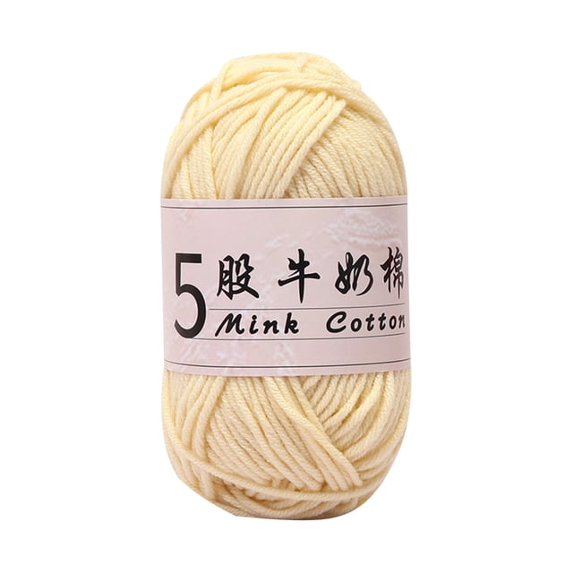Birdeem 5 Strands Milk Cotton Doll Crochet Diy Knitting Thread Baby Sweater Wool Ball